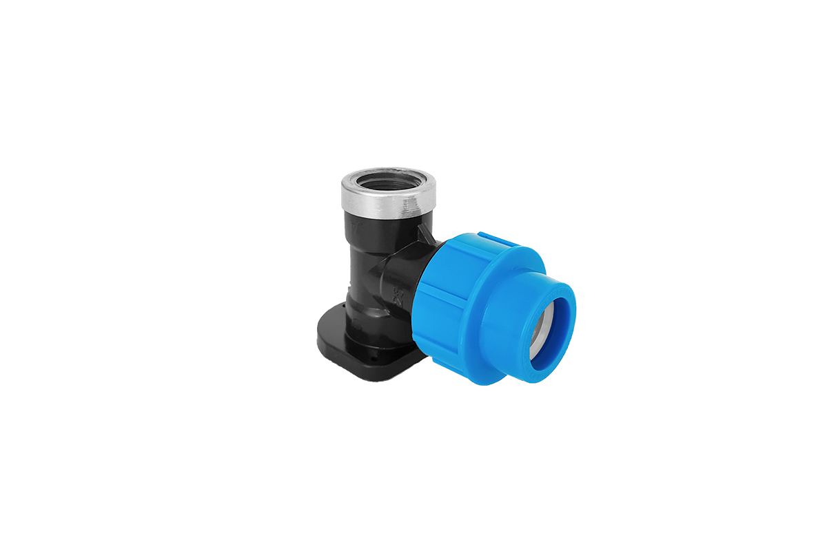 Reinforced Ring Wall-Mounted Female Compression Valve & Faucet Elbow